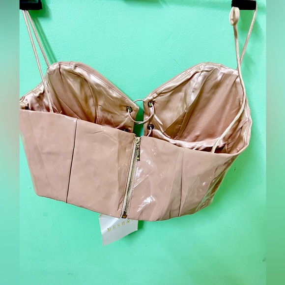 Meshki leather bustier new with tag ❤️❤️🌸🌸 - Picture 6 of 6